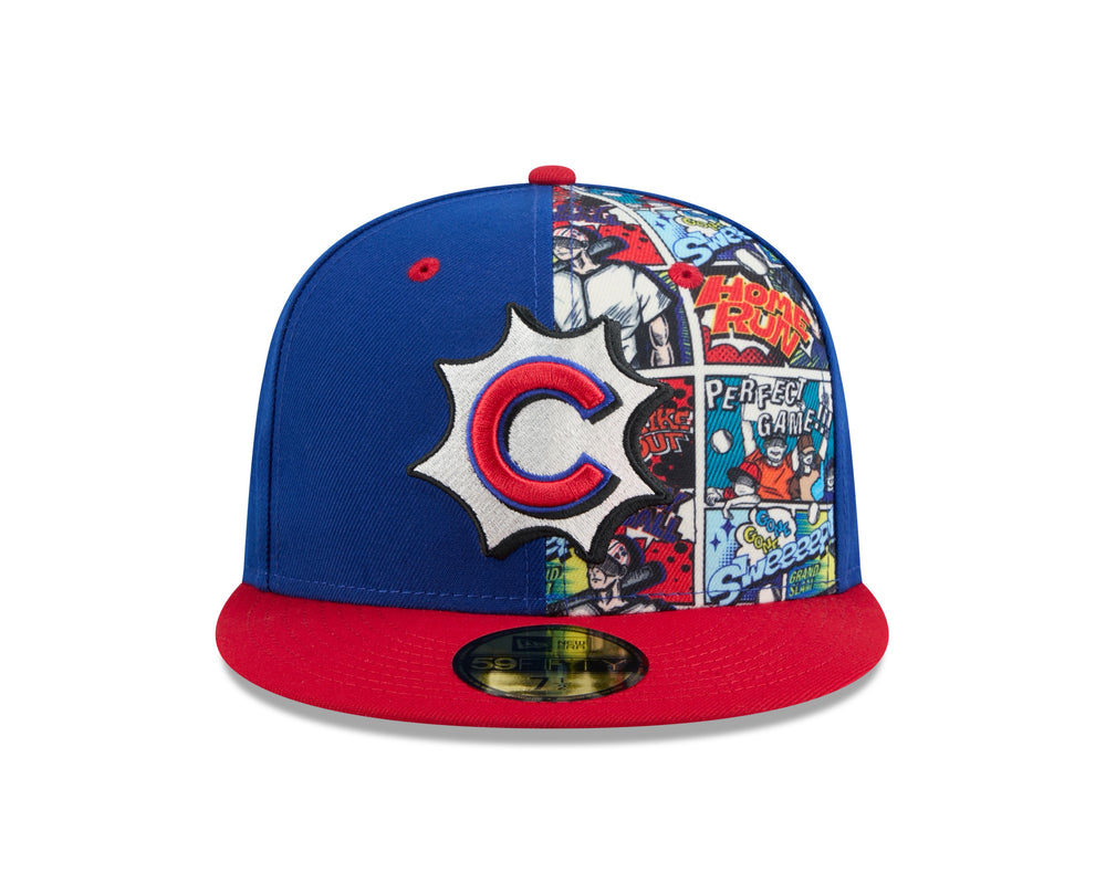 Chicago Cubs 2025 Player Comic 59Fifty Fitted Cap by New Era Caps NEW ERA CAP COMPANY INC
