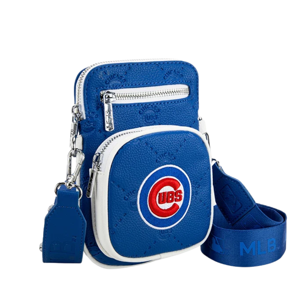 Chicago Cubs Logo Synthetic Leather Mini Crossbody Bag Bags & Backpacks Montana West