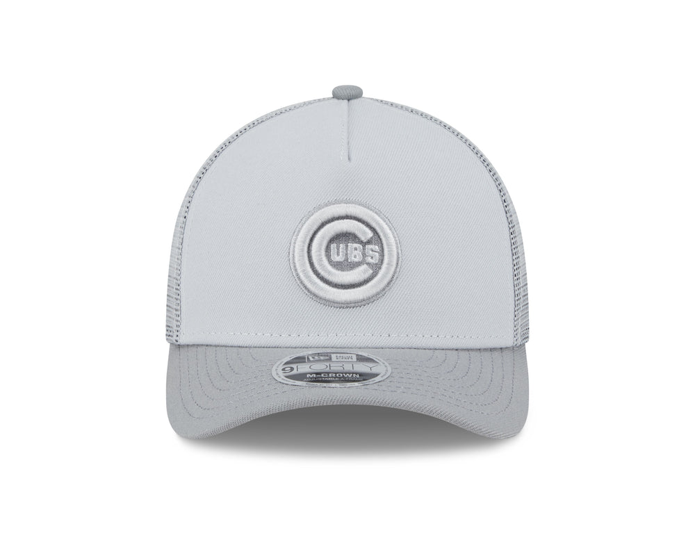 Chicago Cubs Bullseye Graphite Tonal 9Forty Snapback Cap by New Era Caps Ivy Shop