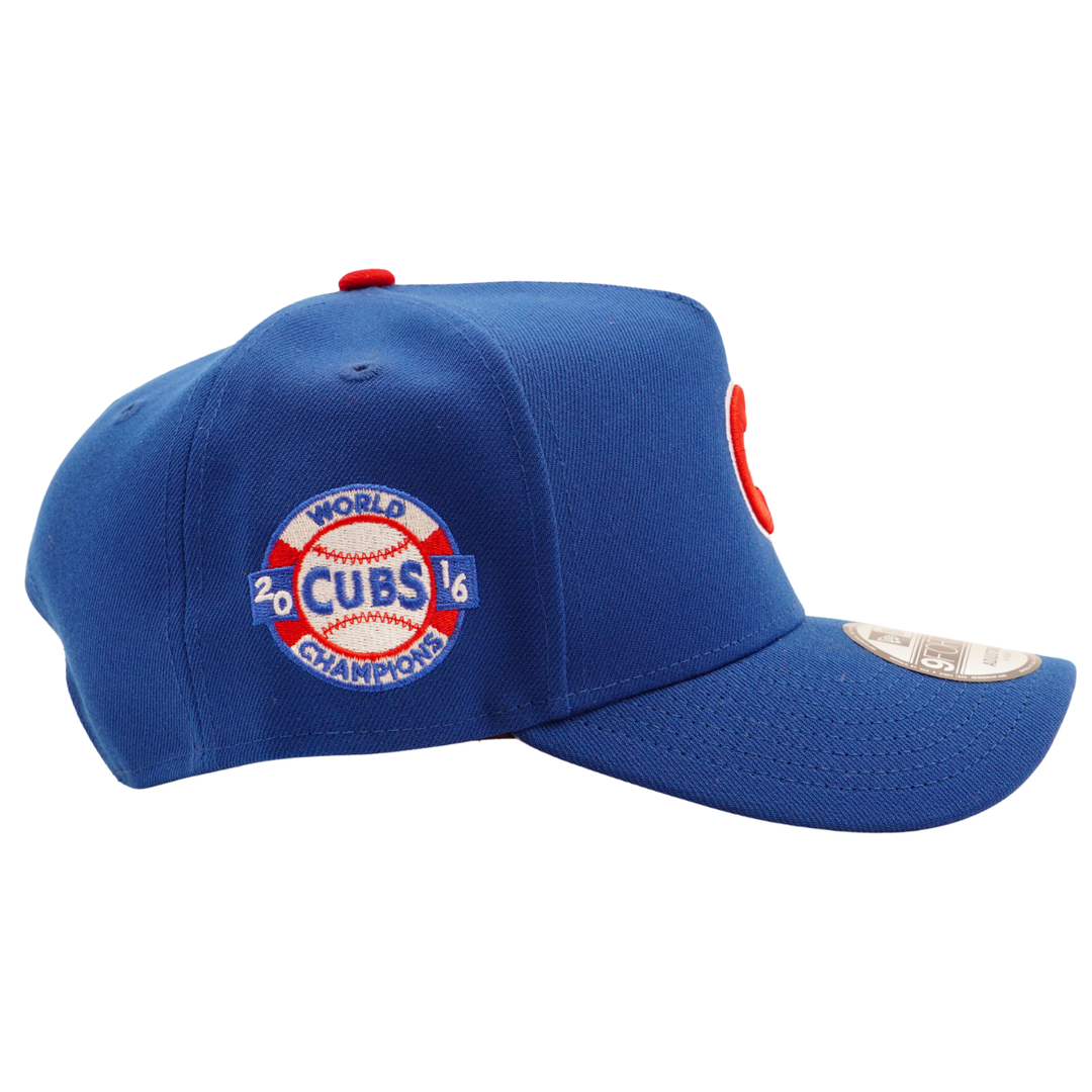Chicago Cubs 2016 World Series 10th Anniversary Patch 9FORTY A-Frame Cap by New Era