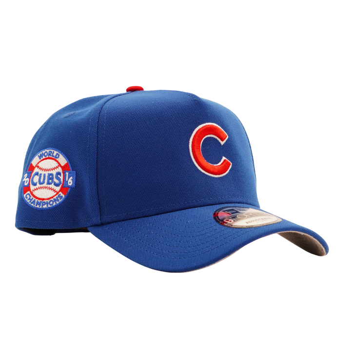 Chicago Cubs 2016 World Series 10th Anniversary Patch 9FORTY A-Frame Cap by New Era