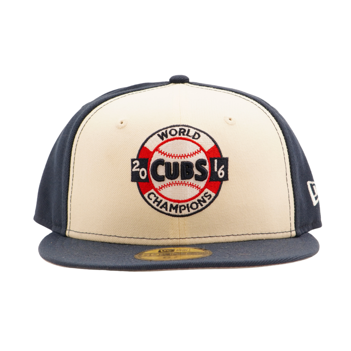 Chicago Cubs 2016 World Series 10th Anniversary Chrome 59FIFTY Fitted Cap by New Era