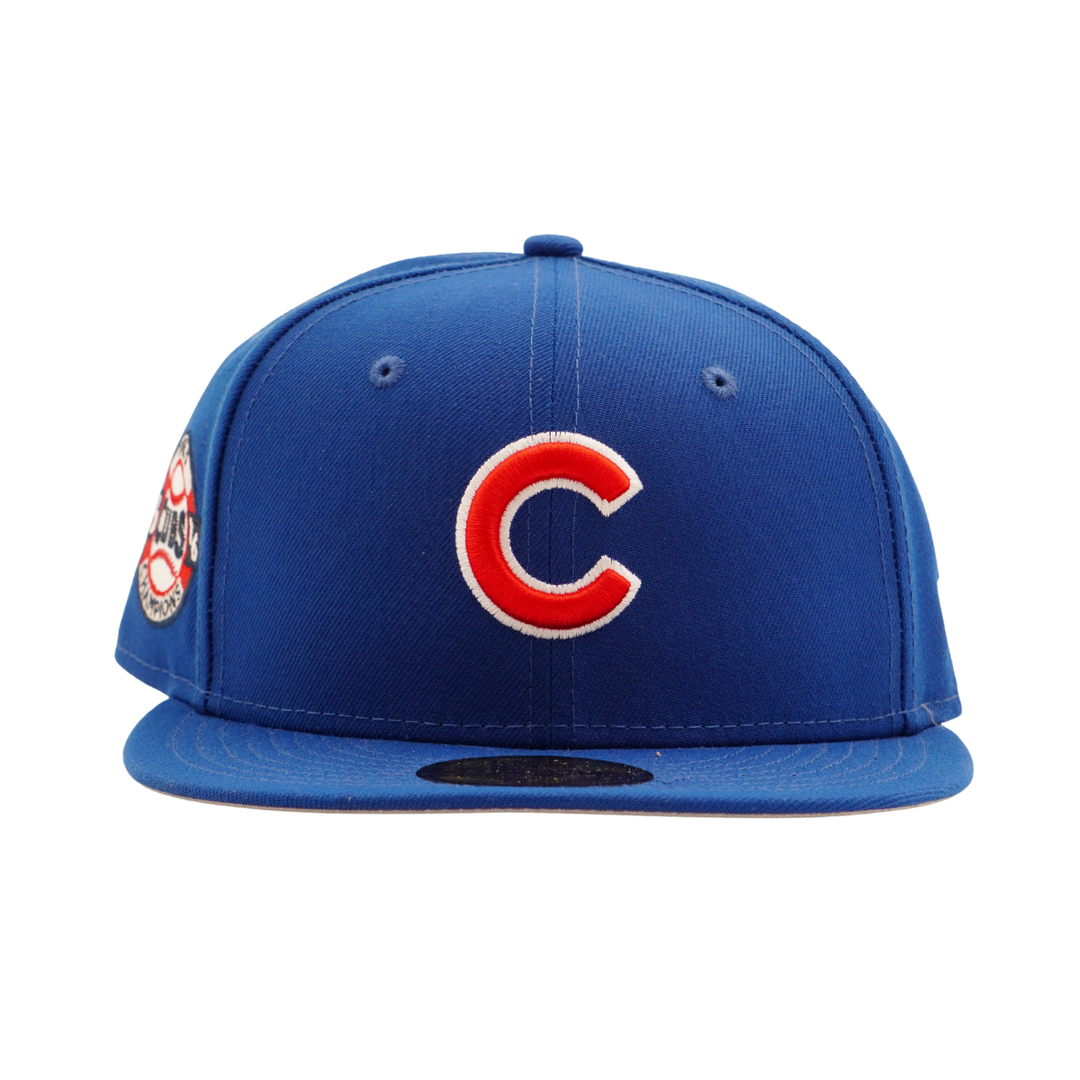 Chicago Cubs 2016 World Series 10th Anniversary Patch 59FIFTY Fitted Cap by New Era