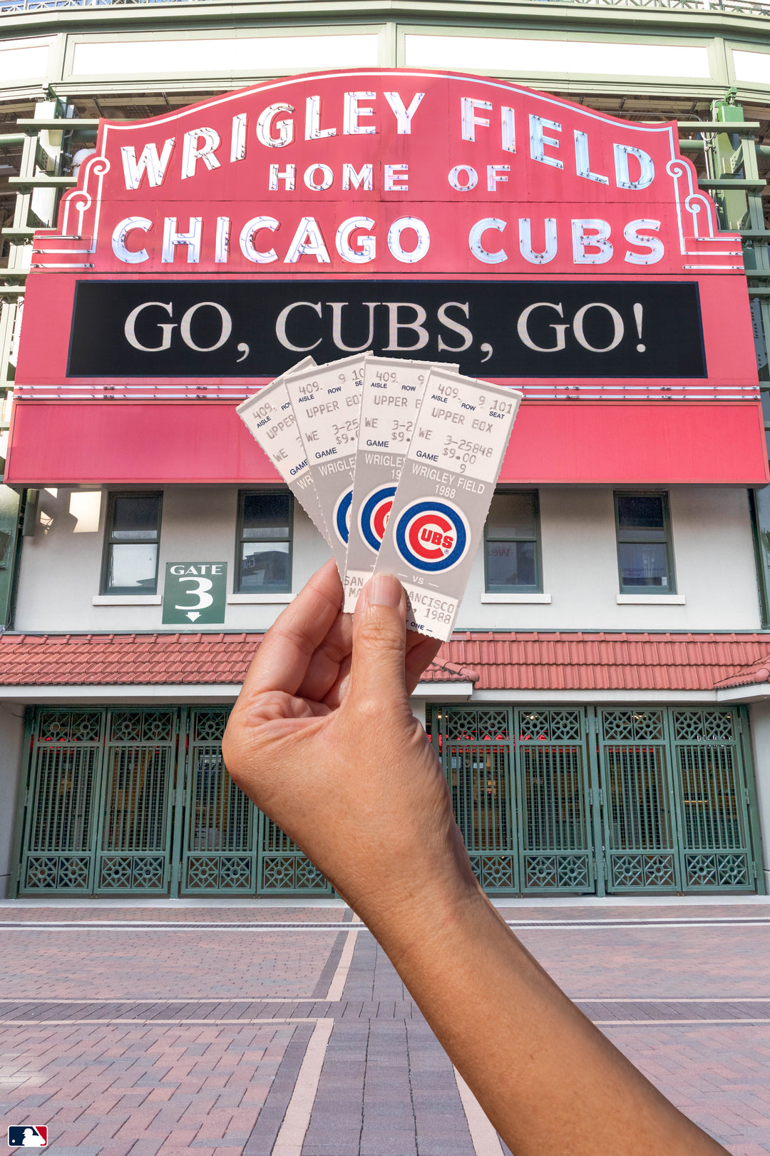 Game Day Tickets, Wrigley Field™, Chicago Photography Gray Malin