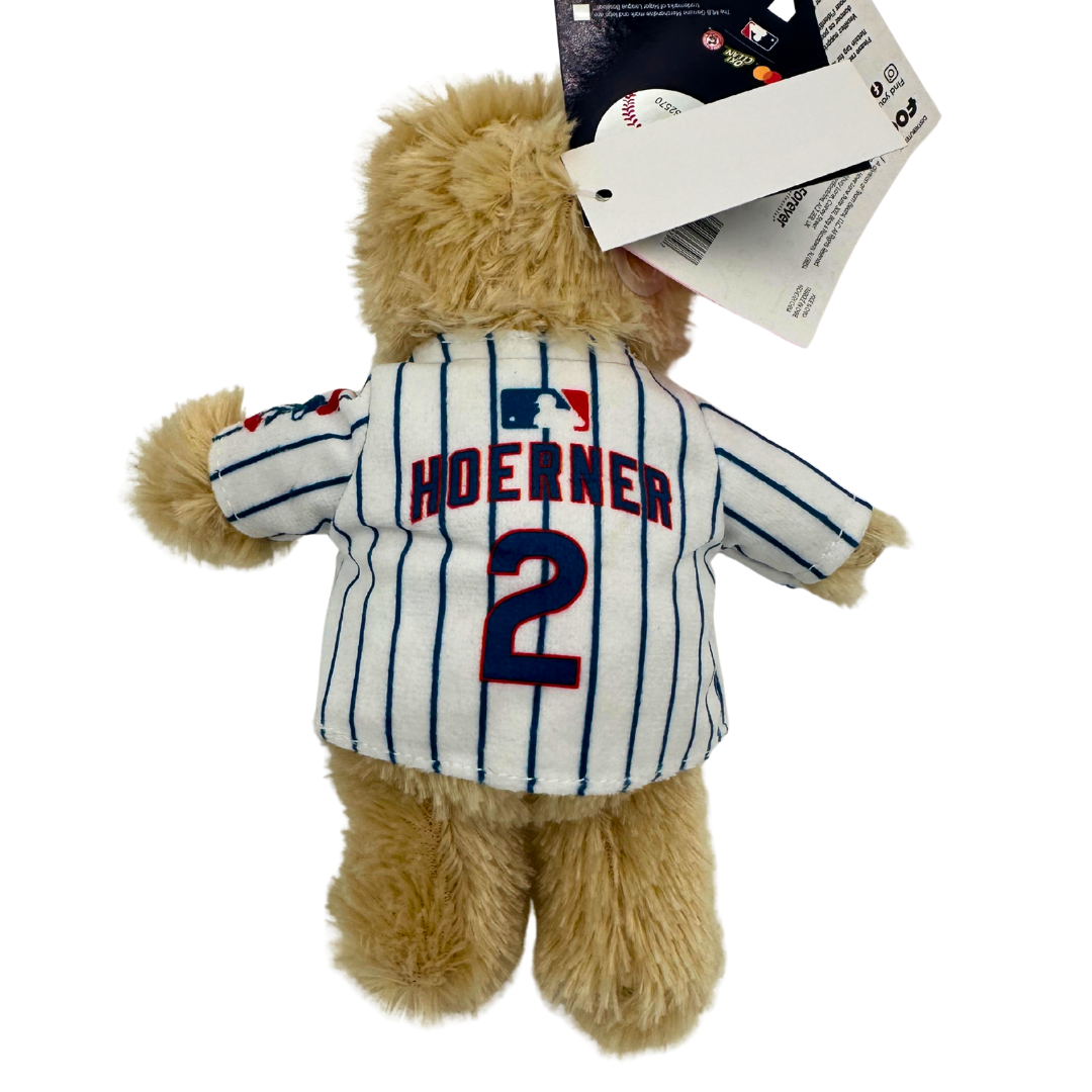 Chicago Cubs Nico Hoerner Fuzzy Bear Plush PLUSH FOREVER COLLECTIBLES