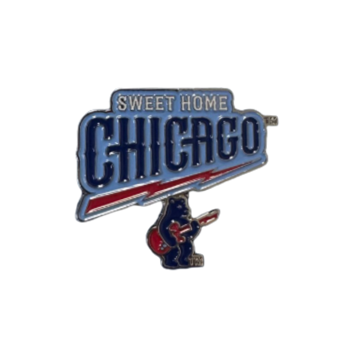Chicago Cubs Blues Alternate Sweet Home Chicago Collector Pin by Aminco Accessories AMINCO