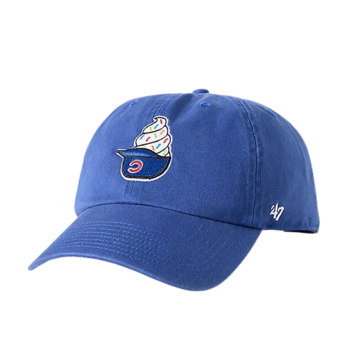 Chicago Cubs Ice Cream Clean Up Adjustable Cap in Royal by &
