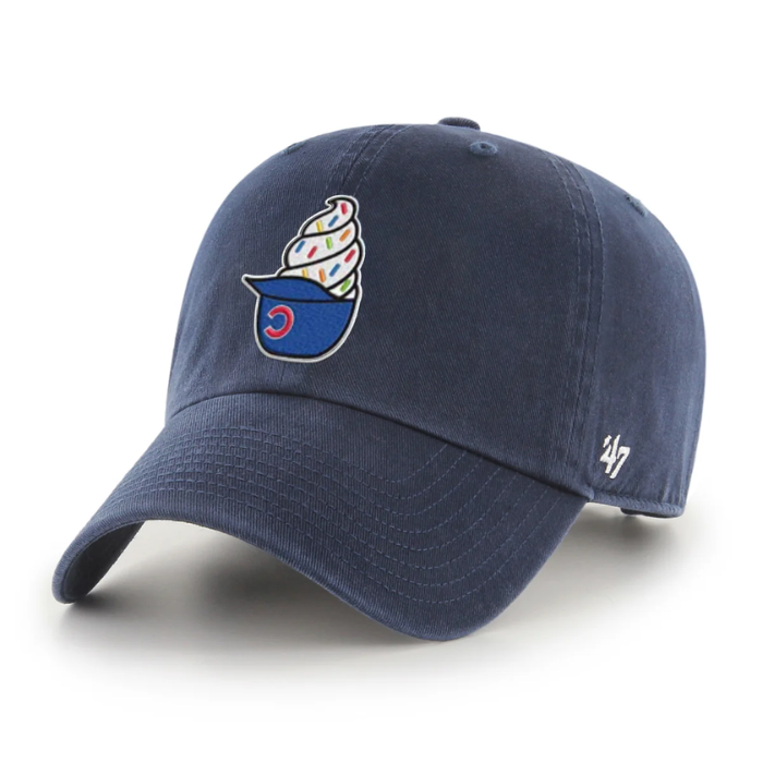 Chicago Cubs Ice Cream Clean Up Adjustable Cap in Navy by &