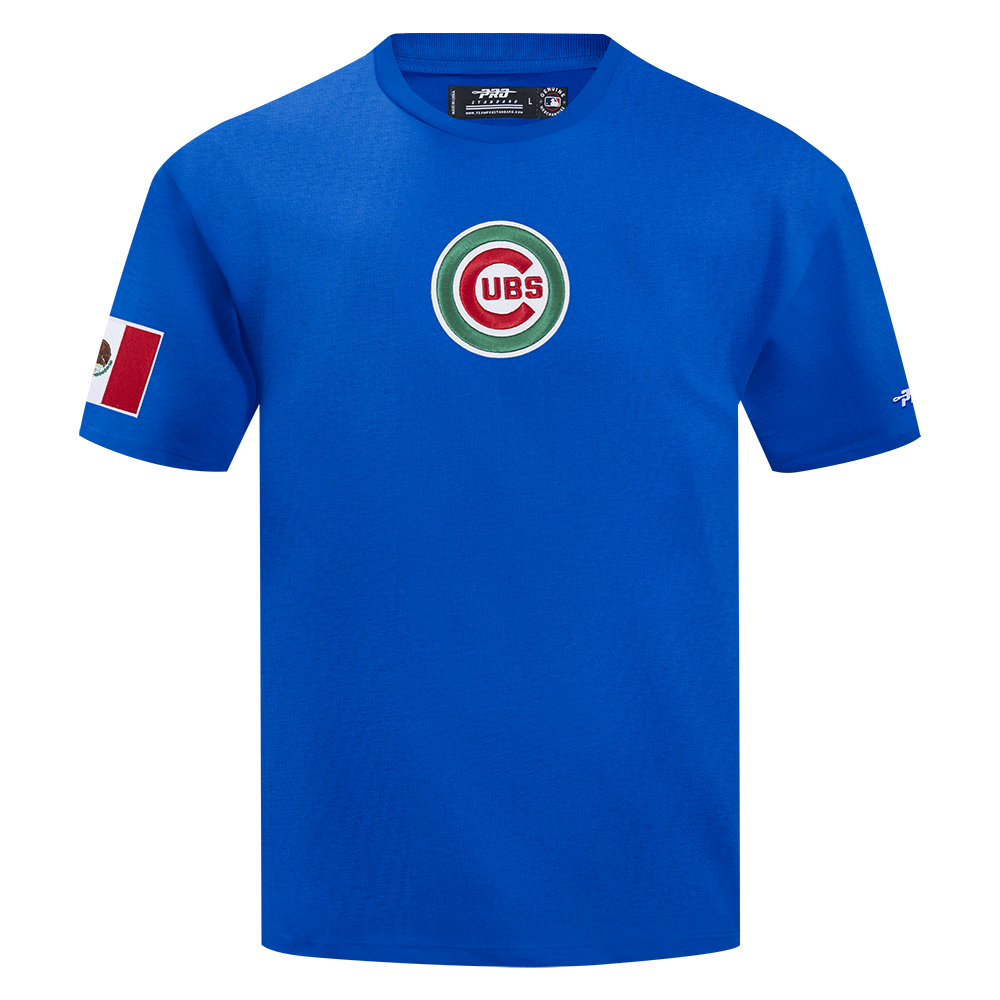 Chicago Cubs Mexico Drop Shoulder Tee in Royal by Pro Standard T-Shirt PRO STANDARD