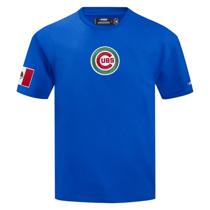 Chicago Cubs Mexico Drop Shoulder Tee in Royal by Pro Standard T-Shirt PRO STANDARD