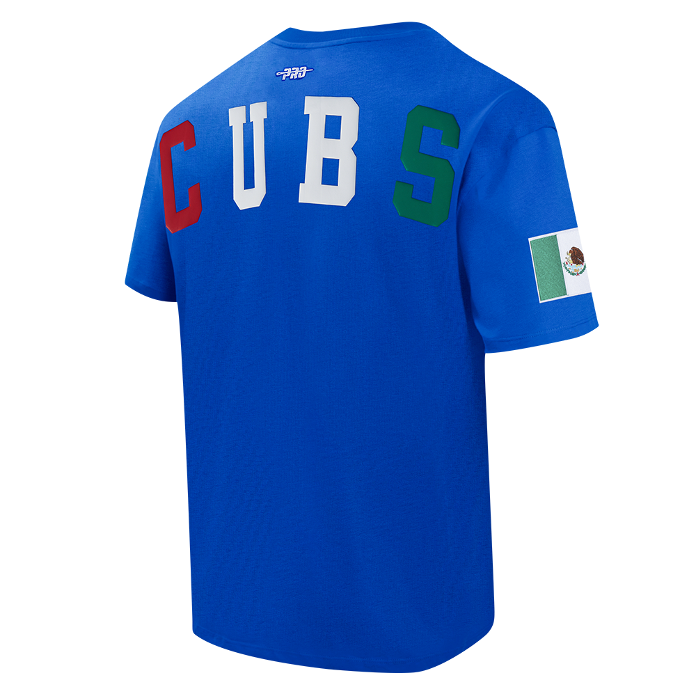 Chicago Cubs Mexico Drop Shoulder Tee in Royal by Pro Standard T-Shirt PRO STANDARD