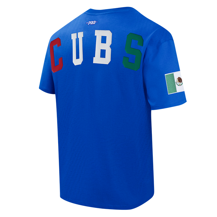 Chicago Cubs Mexico Drop Shoulder Tee in Royal by Pro Standard T-Shirt PRO STANDARD
