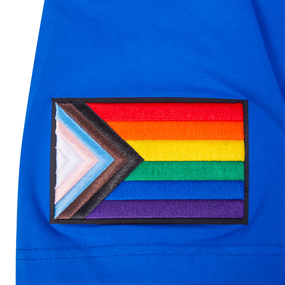 Chicago Cubs Rainbow Bullseye Pride Tee in Royal Blue by Pro Standard