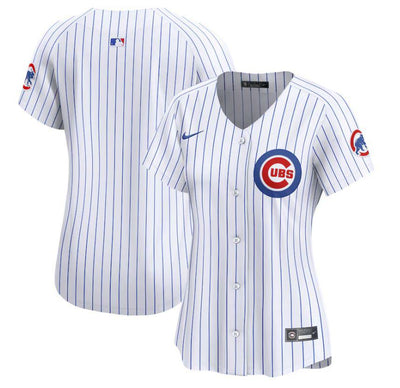 CHICAGO CUBS NIKE WOMEN'S LIMITED PINSTRIPE HOME JERSEY