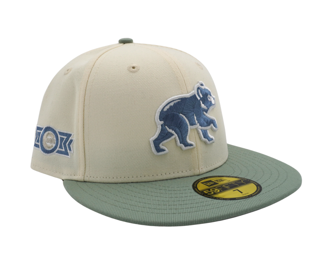 Chicago Cubs Spring Training Bear Chrome/Everest 59FIFTY Fitted Cap by New Era - Ivy Shop