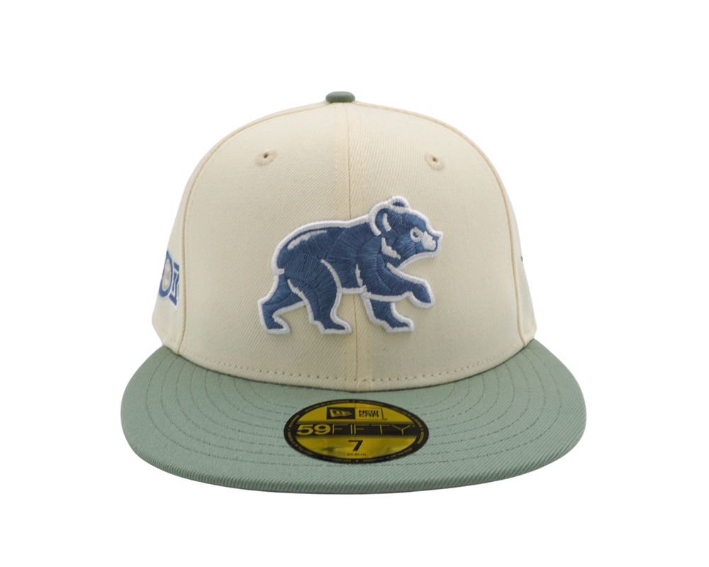 Chicago Cubs Spring Training Bear Chrome/Everest 59FIFTY Fitted Cap by New Era - Ivy Shop