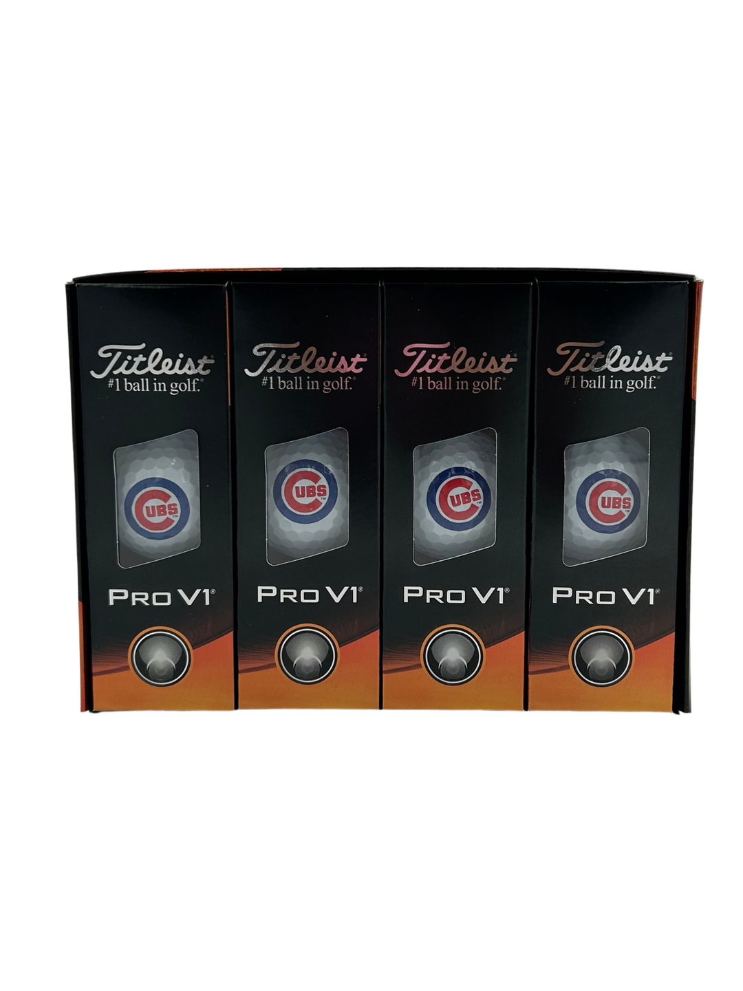 Chicago Cubs Bullseye Logo PROV1 Golf Balls by Titleist TITLELIST