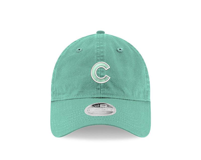 CHICAGO CUBS NEW ERA WOMEN'S C LOGO MINT CAP