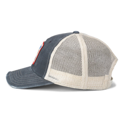 WRIGLEY FIELD AMERICAN NEEDLE RETRO PATCH TRUCKER HAT