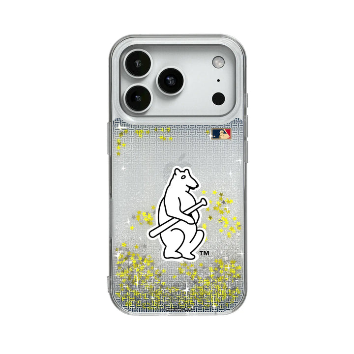 Chicago Cubs 1914 - Cooperstown Collection Linen Glitter Phone Case Phone Cases Keyscaper
