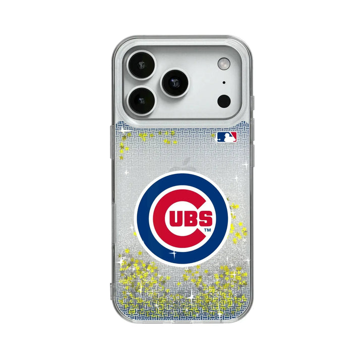 Chicago Cubs Linen Glitter Phone Case Phone Cases Keyscaper