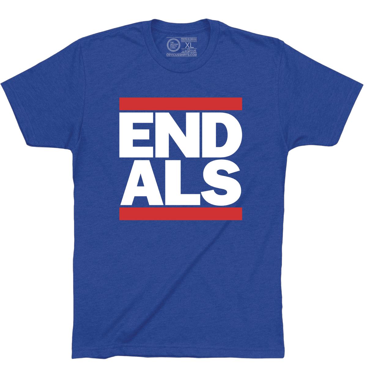 'END ALS' Tee by Obvious Shirts MENS OBVIOUS SHIRTS
