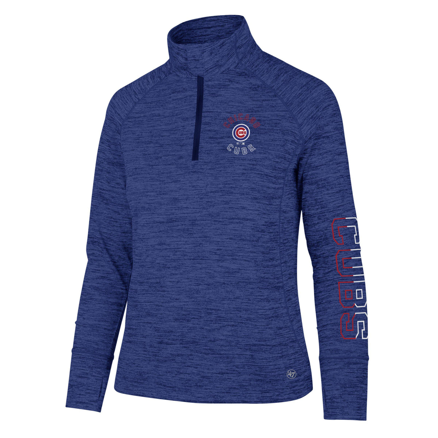 IMPACT WOMEN'S CHICAGO CUBS HALF ZIP PULLOVER - Ivy Shop