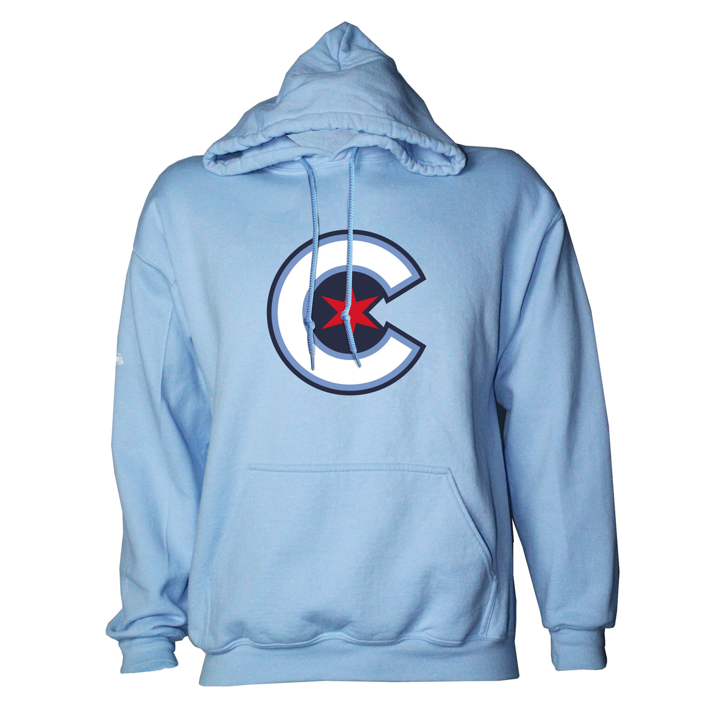 CHICAGO CUBS DYNASTY MEN'S CITY CONNECT LIGHT BLUE HOODIE