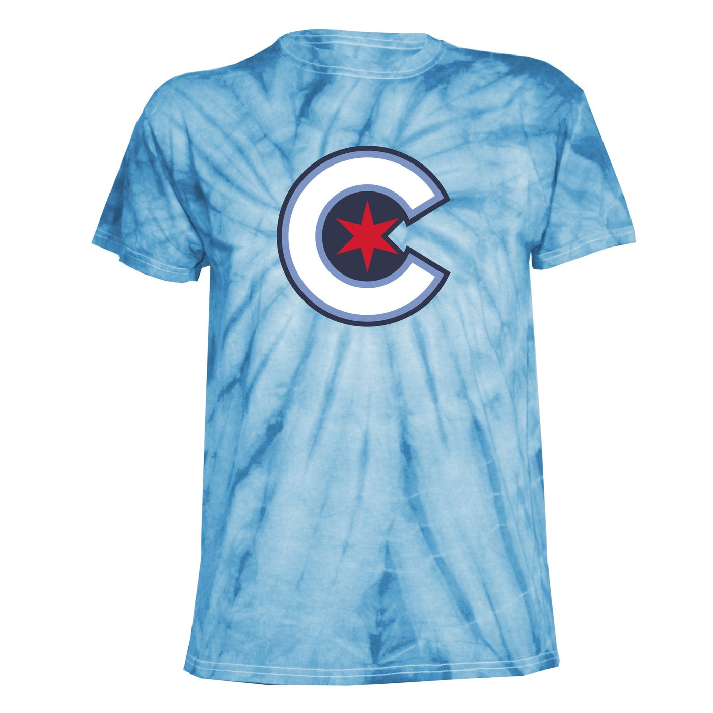 CHICAGO CUBS DYNASTY MEN'S CITY CONNECT SPACE DYE TEE