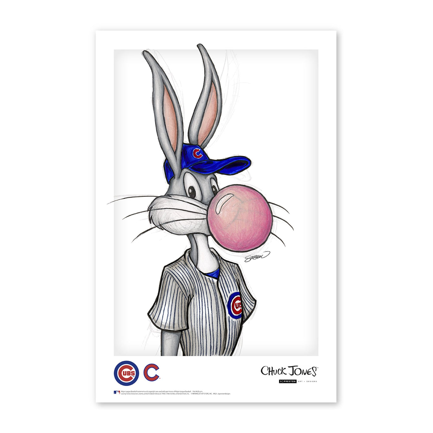 BUBBLEGUM BUGS CUBS PRINT - Ivy Shop