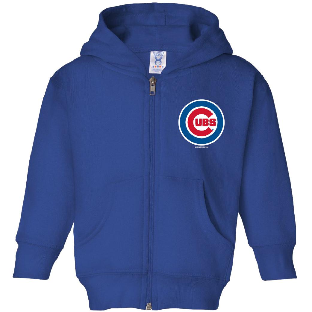 CHICAGO CUBS BIMM RIDDER TODDLER BULLSEYE ROYAL FULL ZIP