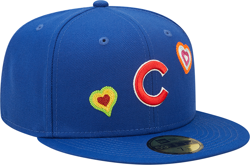 CHICAGO CUBS NEW ERA CHAIN STITCH HEART 59FIFTY CAP