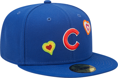 CHICAGO CUBS NEW ERA CHAIN STITCH HEART 59FIFTY CAP
