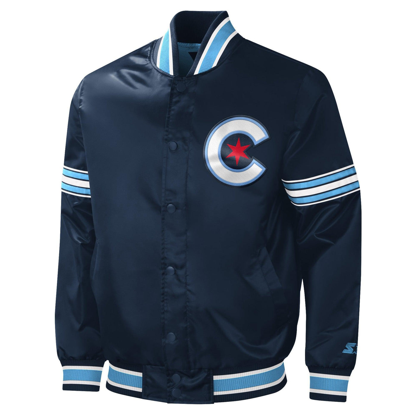 CHICAGO CUBS GIII MEN'S CITY CONNECT STARTER JACKET