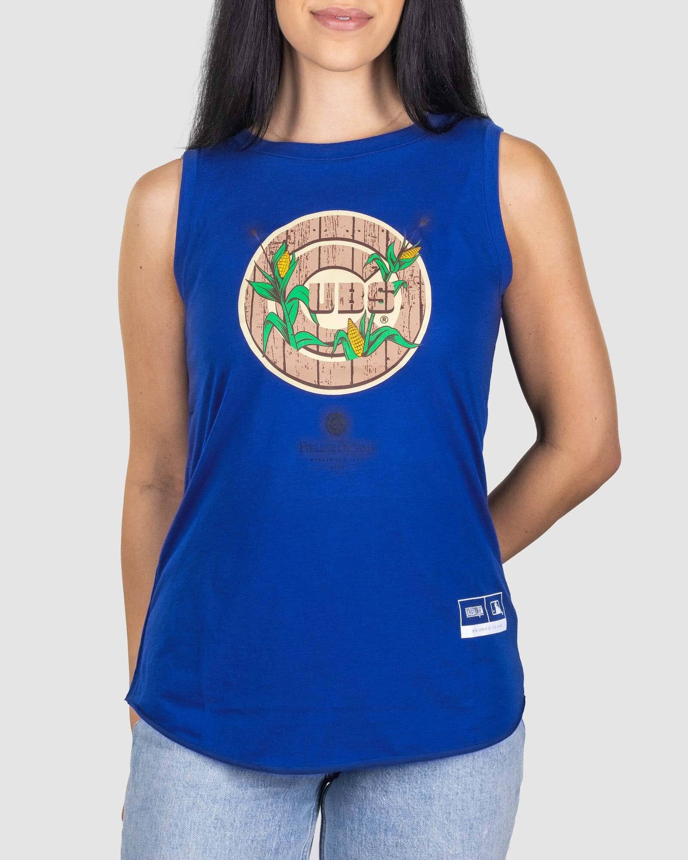 CHICAGO CUBS BASEBALLISM WOMEN'S FIELD OF DREAMS LOGO TANK