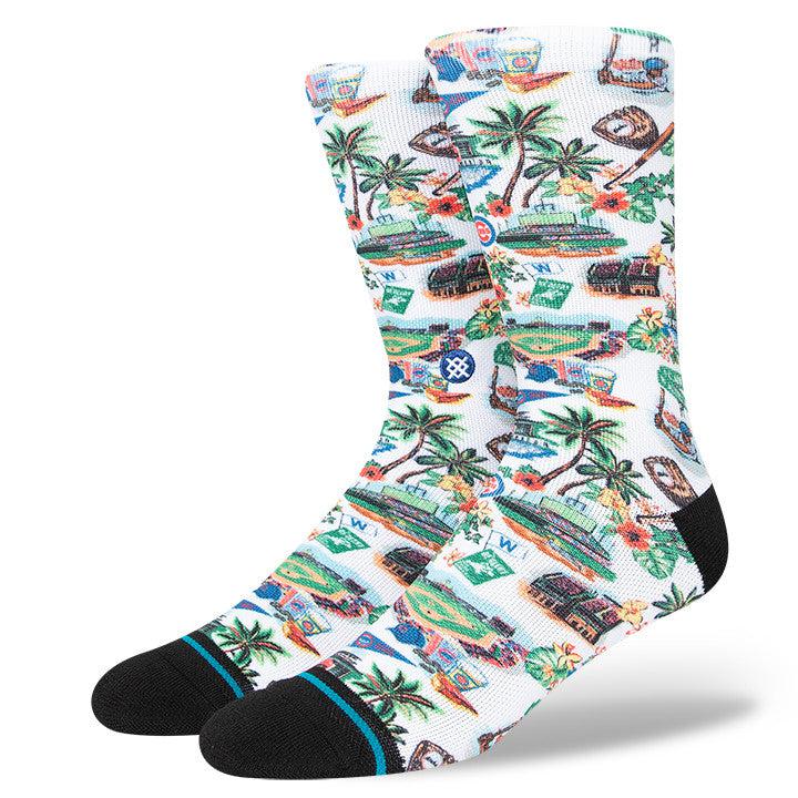 CHICAGO CUBS PARKWAY HAWAIIAN SOCKS