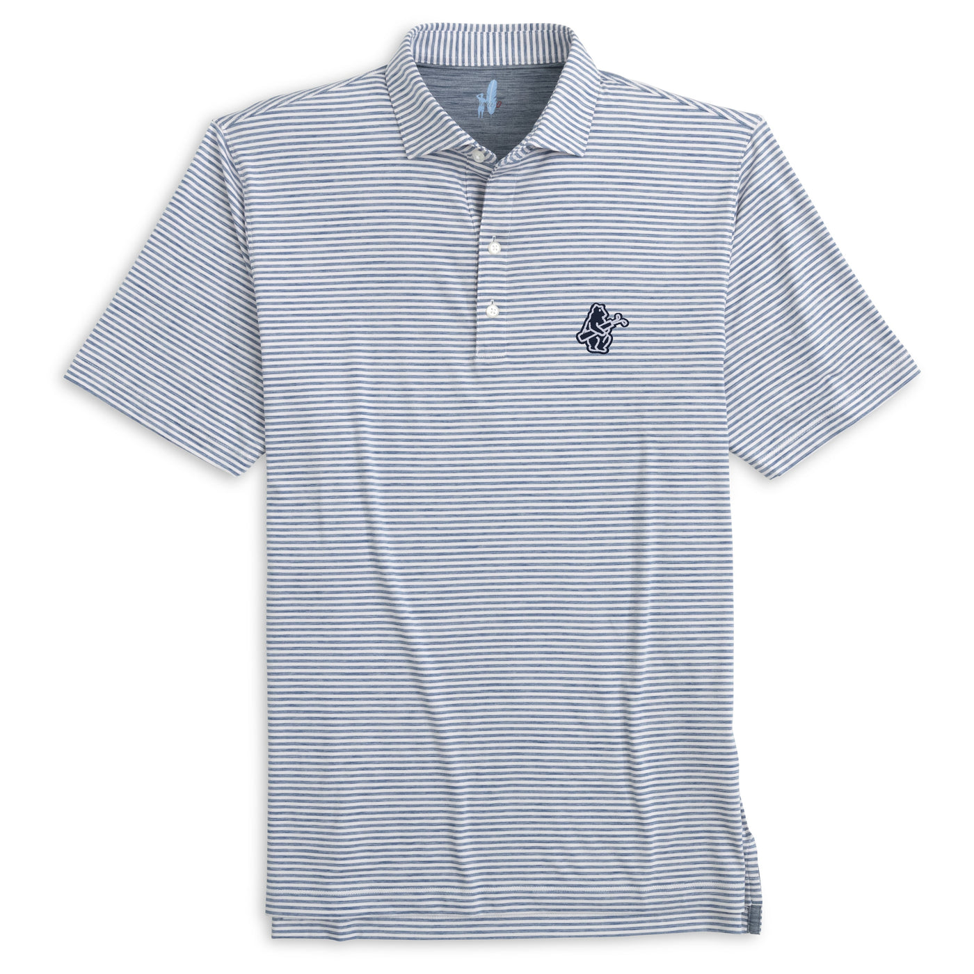 CHICAGO CUBS JOHNNIE-O MEN'S 1914 GOLF SEYMOUR BLUE POLO