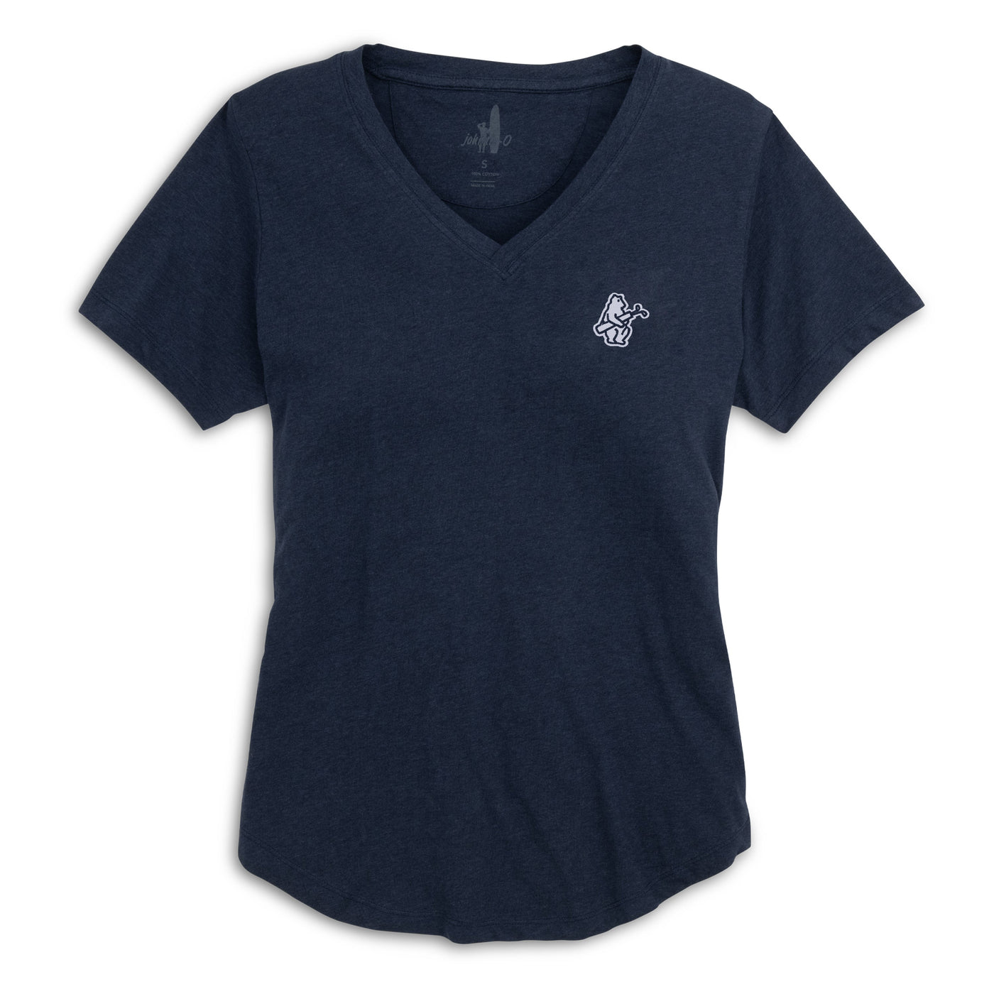 CHICAGO CUBS JOHNNIE-O WOMEN'S 1914 GOLF MEREDITH NAVY TEE