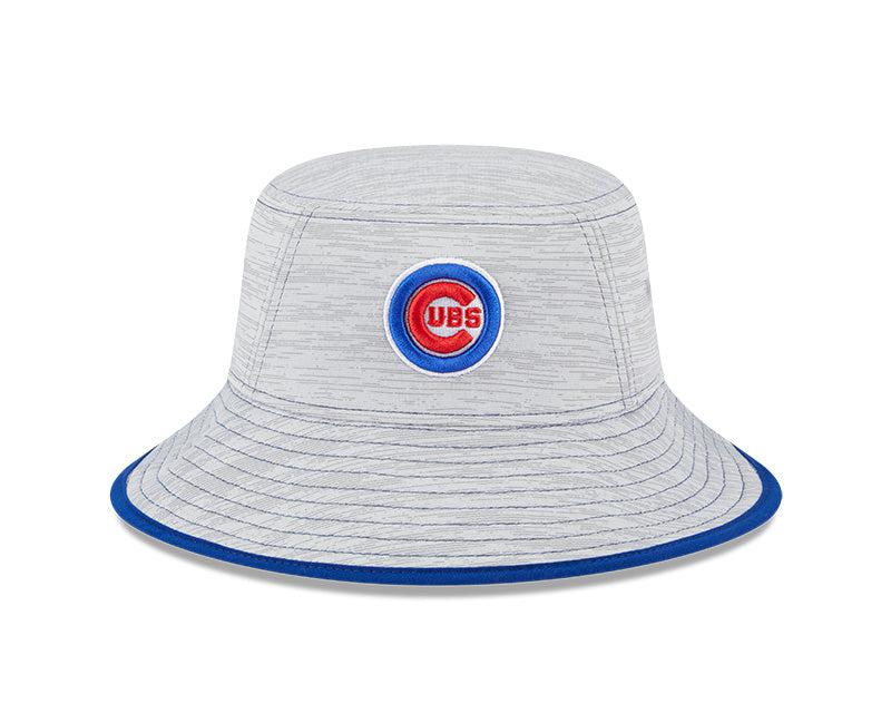 CHICAGO CUBS NEW ERA BULLSEYE GRAY BUCKET CAP