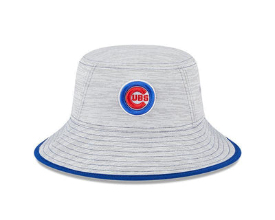 CHICAGO CUBS NEW ERA BULLSEYE GRAY BUCKET CAP