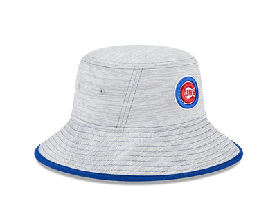 CHICAGO CUBS NEW ERA BULLSEYE GRAY BUCKET CAP