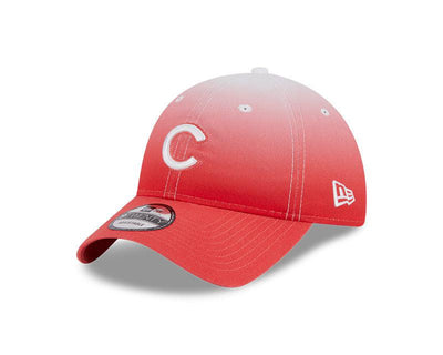 CHICAGO CUBS NEW ERA COLOR PACK OMBRE RED ADJUSTABLE CAP