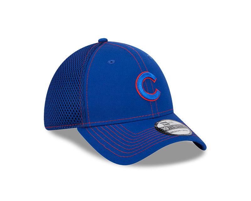 CHICAGO CUBS NEW ERA C LOGO BLUE ON BLUE 39THIRTY CAP