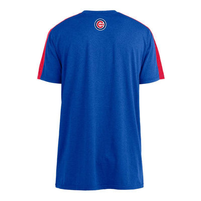 CHICAGO CUBS NEW ERA MEN'S BLUE ACTIVE TEE