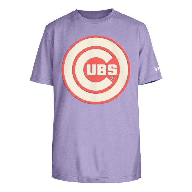 CHICAGO CUBS NEW ERA MEN'S GRAY AND ORANGE COLOR PACK TEE Short Sleeve Tees NEW ERA CAP COMPANY INC
