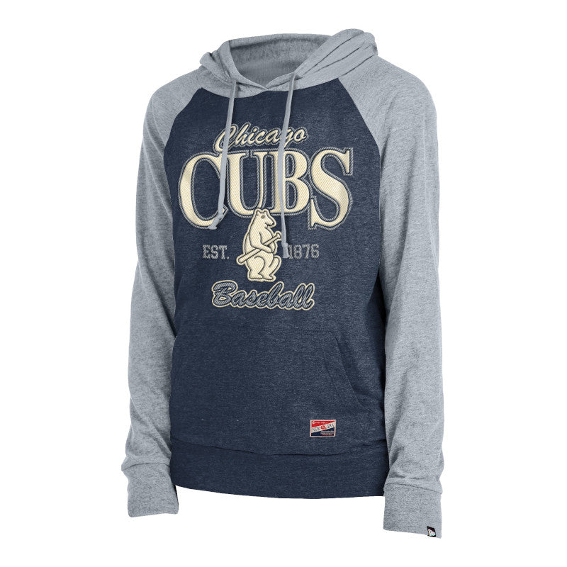 CHICAGO CUBS NEW ERA WOMEN'S 1914 RAGLAN HOODIE