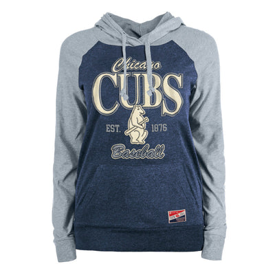 CHICAGO CUBS NEW ERA WOMEN'S 1914 RAGLAN HOODIE