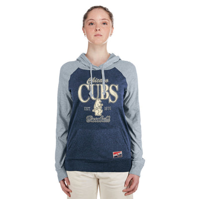 CHICAGO CUBS NEW ERA WOMEN'S 1914 RAGLAN HOODIE