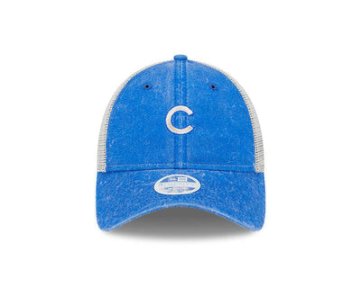 CHICAGO CUBS NEW ERA WOMEN'S MICRO LOGO BLUE AND WHITE CAP