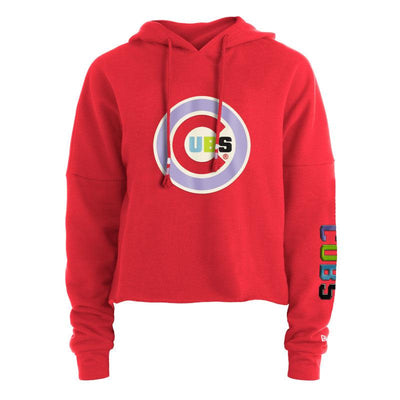 CHICAGO CUBS NEW ERA WOMEN'S ORANGE COLOR PACK HOODIE